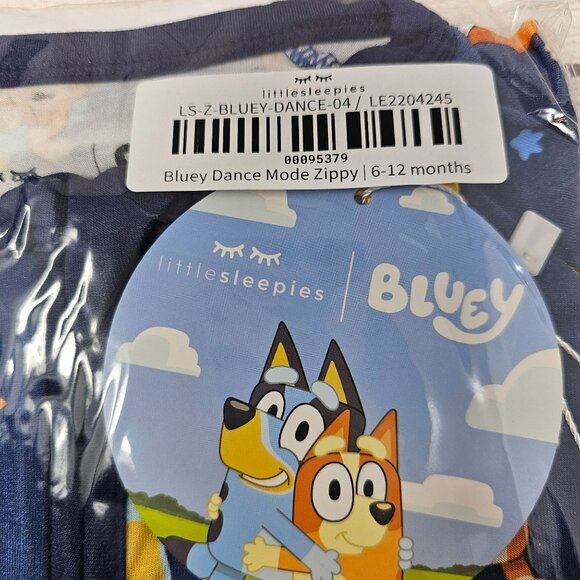 NEW!! Little Sleepies Bluey Dance Mode Zippy Size 6-12 months - Picture 2 of 3